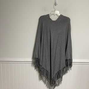 Poppy & Whimsy Grey Cape Hoodie Size 2X